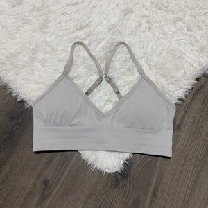White Ebb To Street Sports Bra // Lululemon